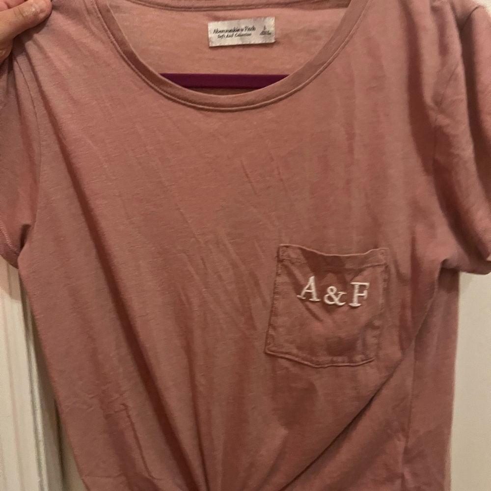 A pink cute short sleeve shirt